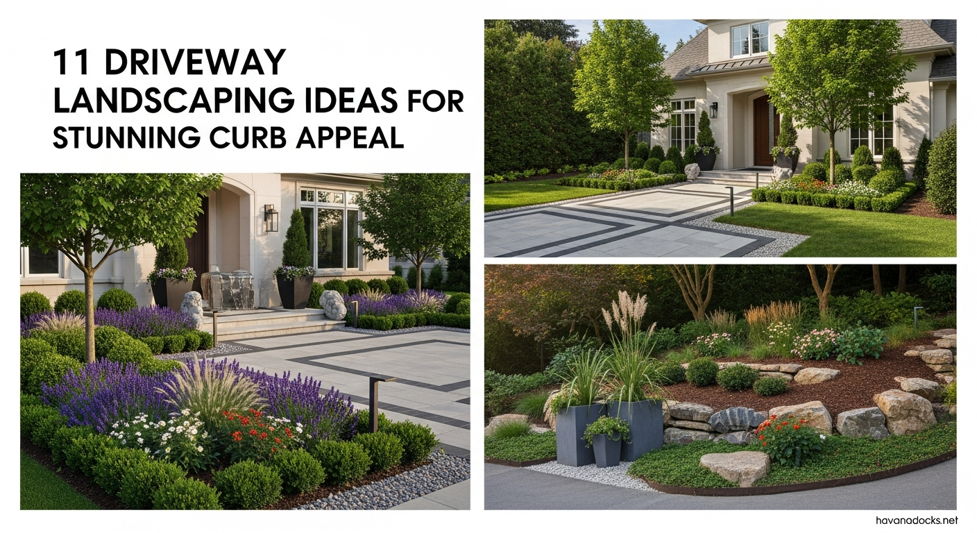 11 Driveway Landscaping Ideas for Stunning Curb Appeal