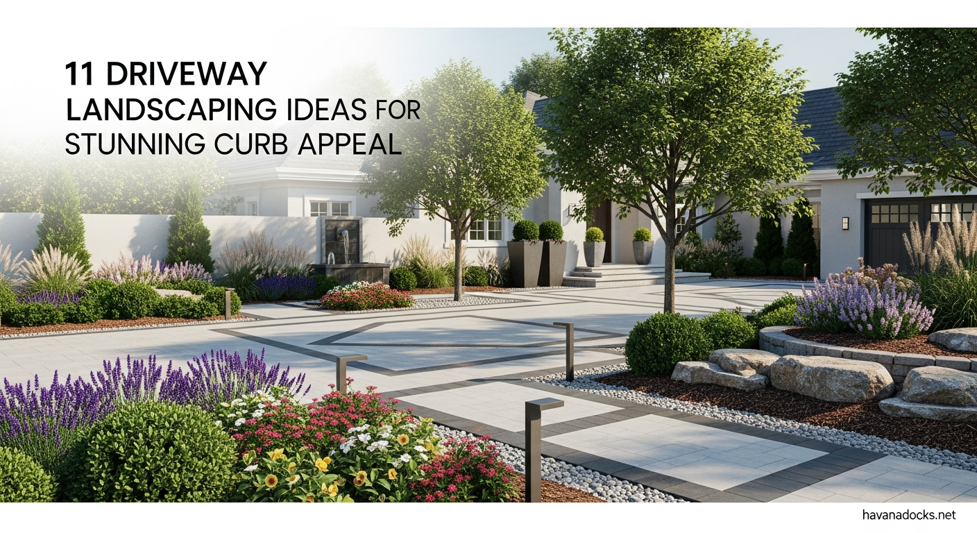 11 Driveway Landscaping Ideas for Stunning Curb Appeal