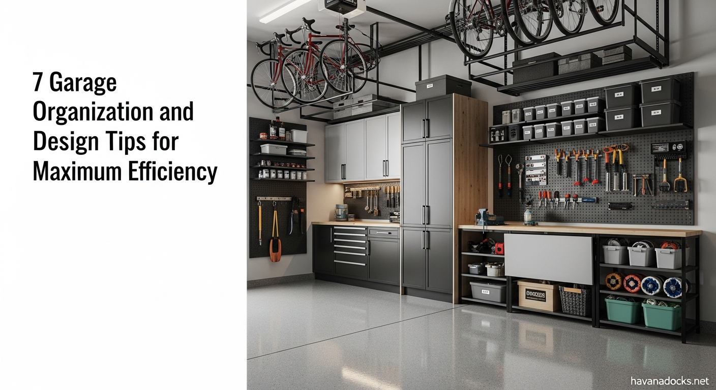 7 Garage Organization and Design Tips for Maximum Efficiency 8 7 Garage Organization and Design Tips for Maximum Efficiency