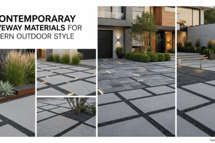 9 Contemporary Driveway Materials for Modern Outdoor Style