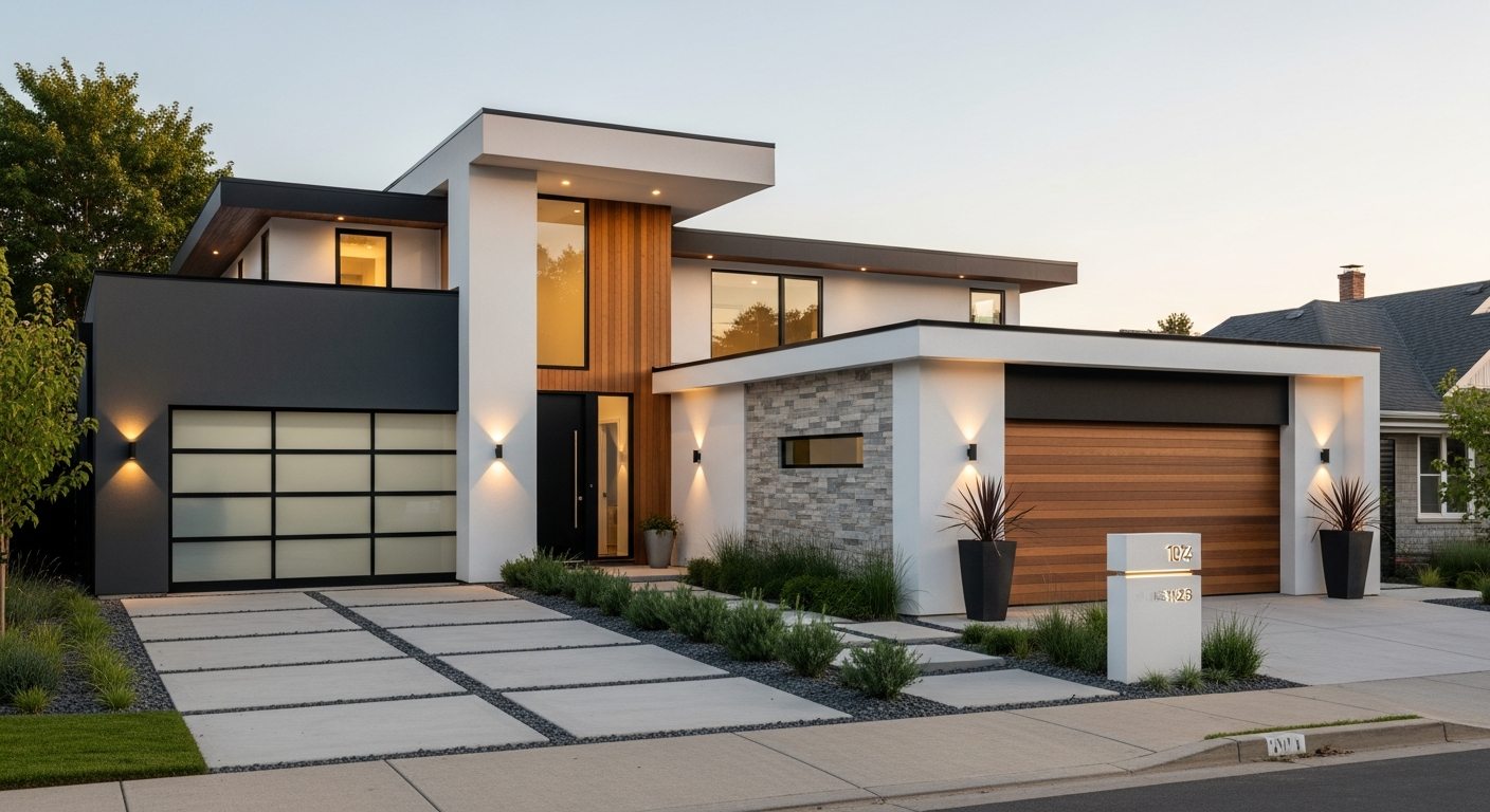 13 Garage Exterior Design Ideas for a Stylish Modern Home