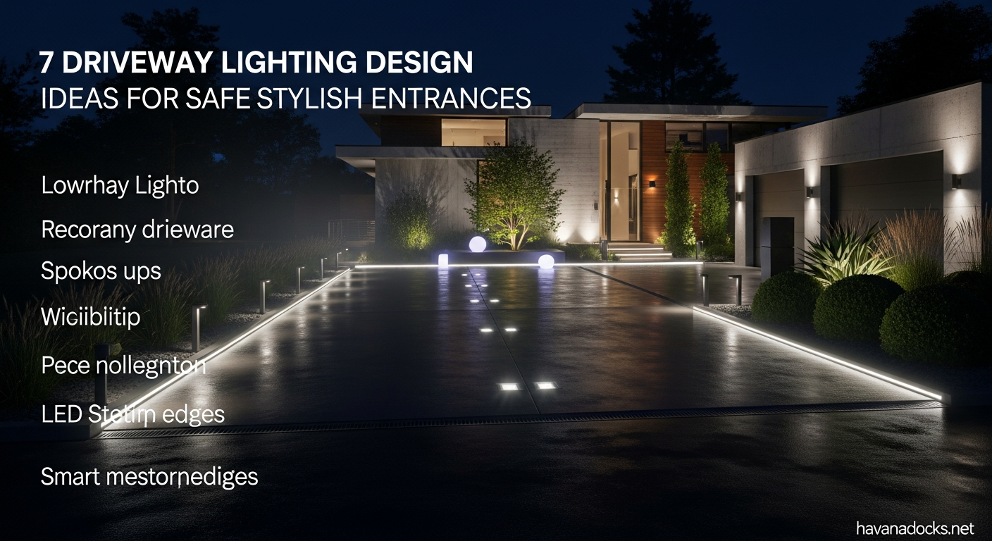 7 Driveway Lighting Design Ideas for Safe Stylish Entrances
