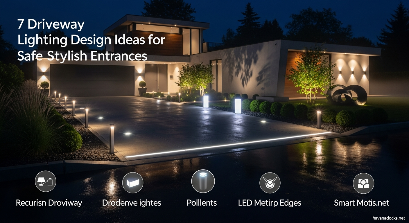 7 Driveway Lighting Design Ideas for Safe Stylish Entrances