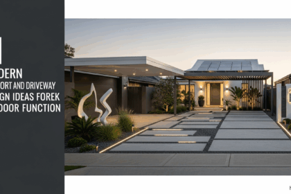 11 Modern Carport and Driveway Design Ideas for Sleek Outdoor Function