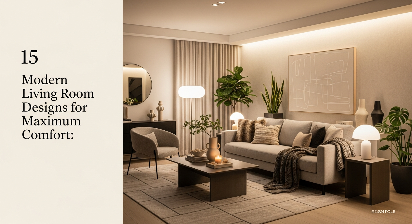 15 Modern Living Room Designs for Maximum Comfort 9 15 Modern Living Room Designs for Maximum Comfort