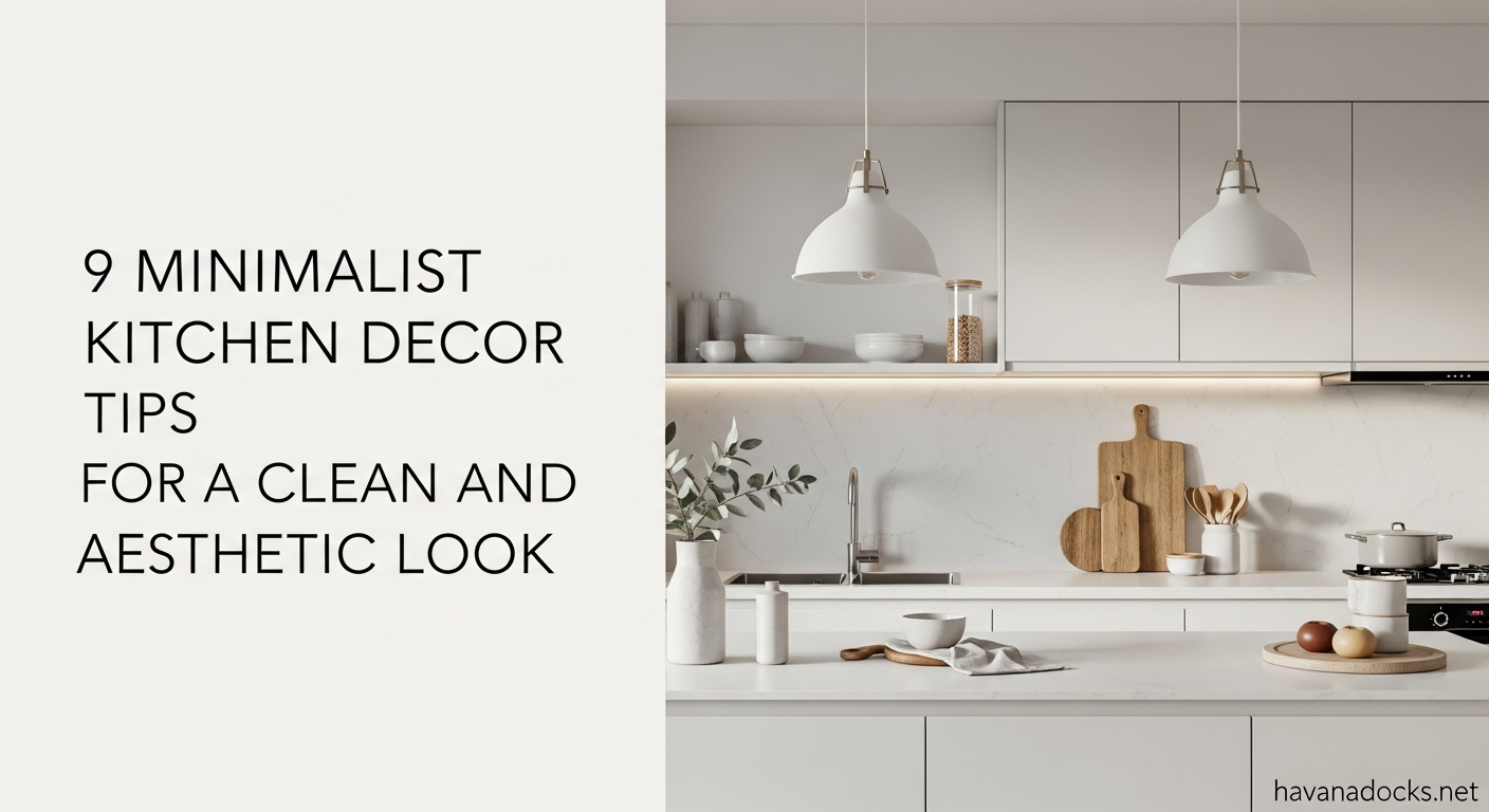 9 Minimalist Kitchen Decor Tips for a Clean and Aesthetic Look 10 9 Minimalist Kitchen Decor Tips for a Clean and Aesthetic Look