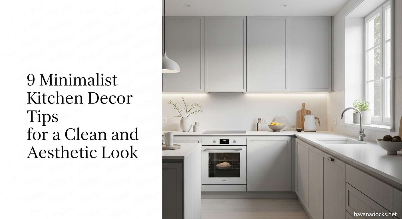 9 Minimalist Kitchen Decor Tips for a Clean and Aesthetic Look 8 9 Minimalist Kitchen Decor Tips for a Clean and Aesthetic Look