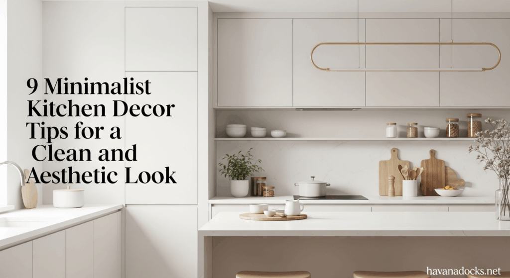 9 Minimalist Kitchen Decor Tips for a Clean and Aesthetic Look