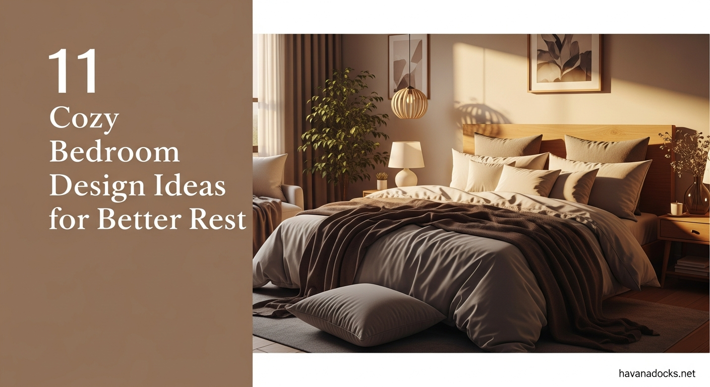 11 Cozy Bedroom Design Ideas for Better Rest