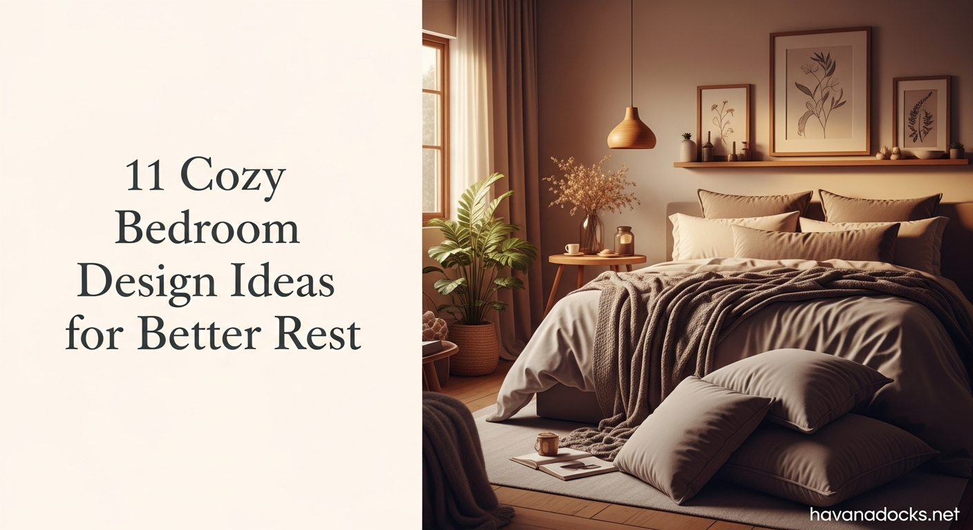11 Cozy Bedroom Design Ideas for Better Rest