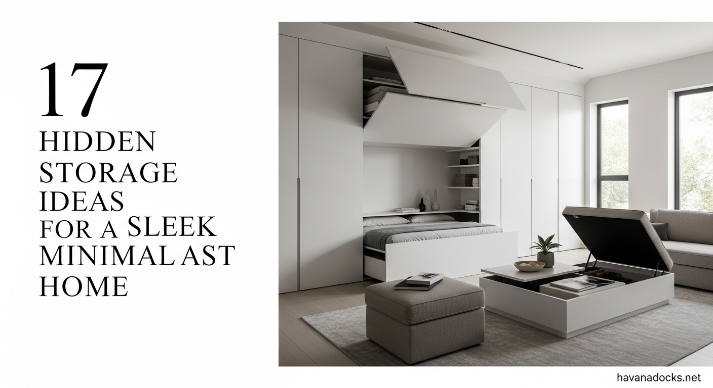 17 Hidden Storage Ideas for a Sleek Minimalist Home