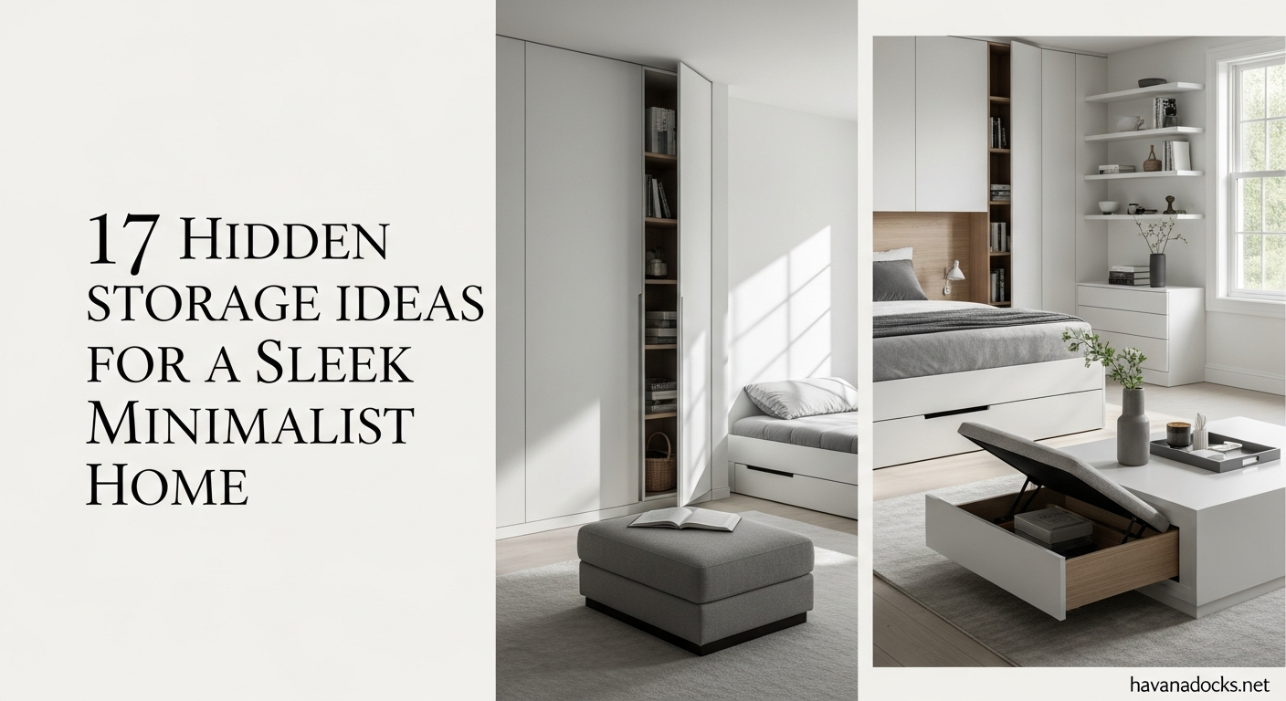 17 Hidden Storage Ideas for a Sleek Minimalist Home