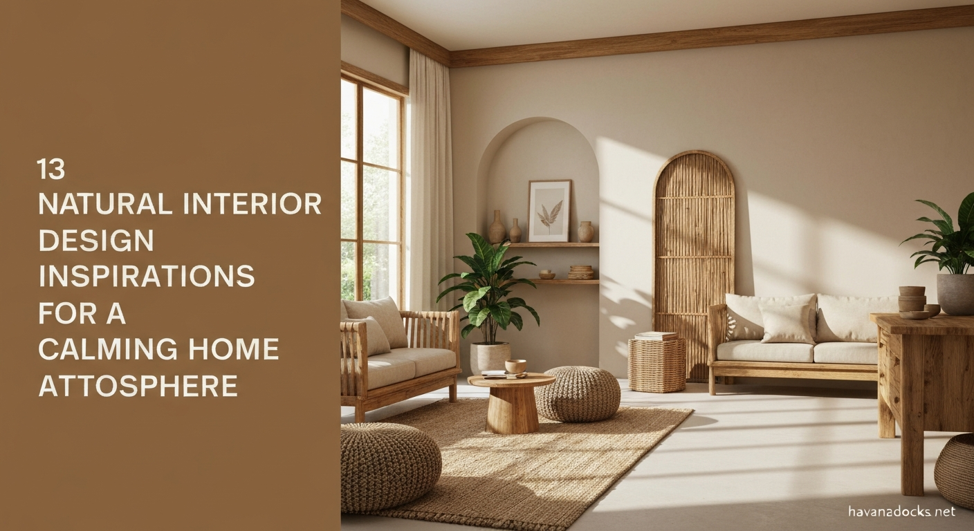 13 Natural Interior Design Inspirations for a Calming Home Atmosphere 10 13 Natural Interior Design Inspirations for a Calming Home Atmosphere