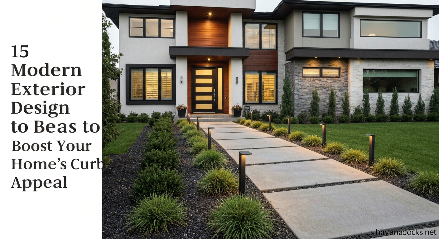 15 Modern Exterior Design Ideas to Boost Your Home’s Curb Appeal
