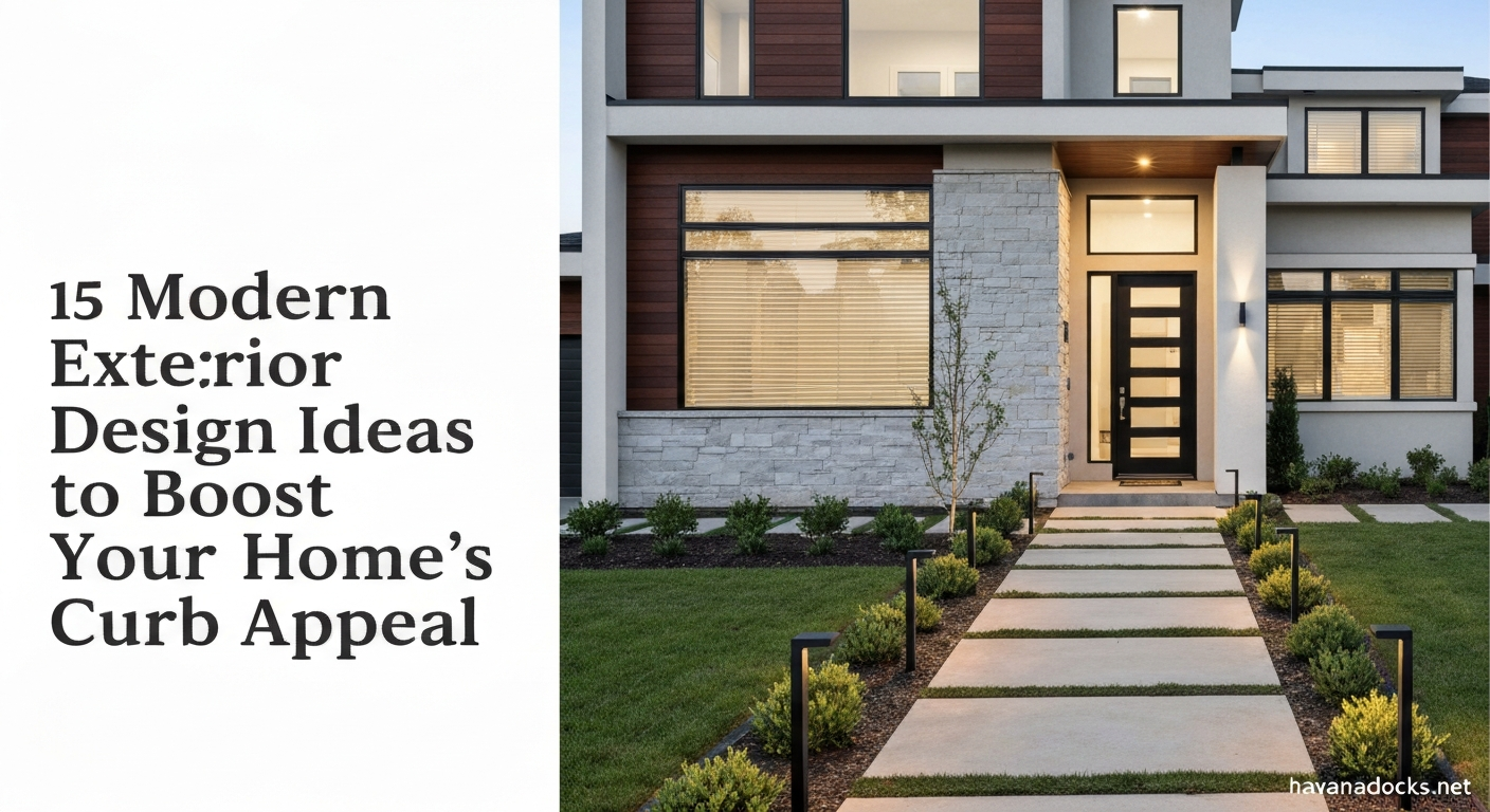 15 Modern Exterior Design Ideas to Boost Your Home’s Curb Appeal
