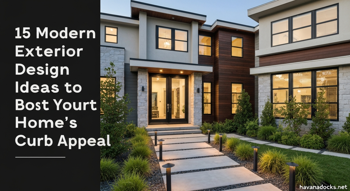 15 Modern Exterior Design Ideas to Boost Your Home’s Curb Appeal