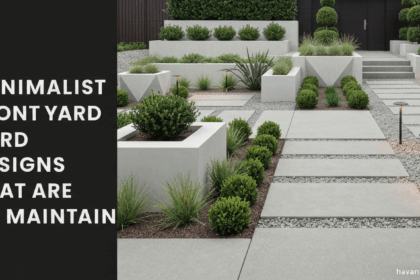 9 Minimalist Front Yard Designs That Are Easy to Maintain 35 9 Minimalist Front Yard Designs That Are Easy to Maintain