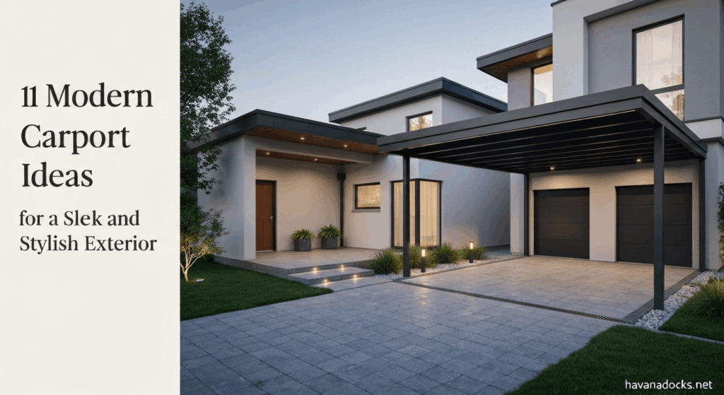 11 Modern Carport Ideas for a Sleek and Stylish Home Exterior