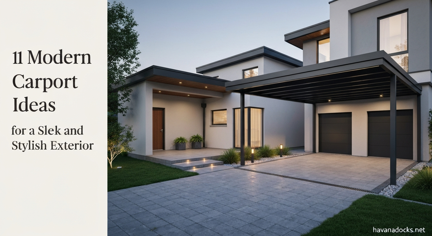11 Modern Carport Ideas for a Sleek and Stylish Home Exterior