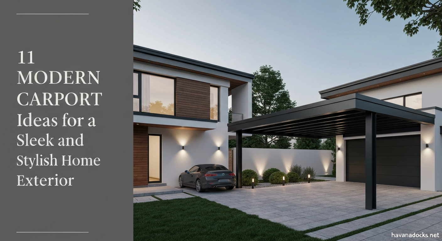 11 Modern Carport Ideas for a Sleek and Stylish Home Exterior