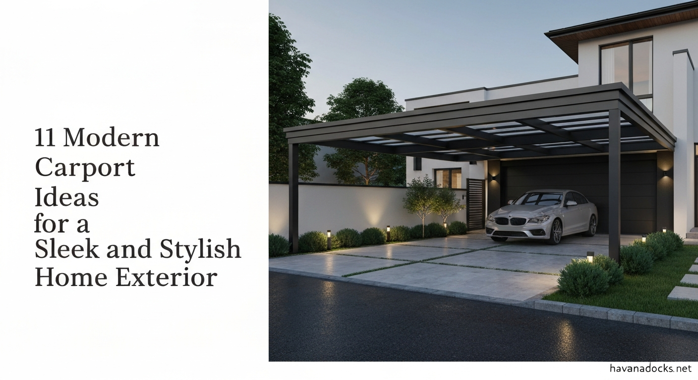 11 Modern Carport Ideas for a Sleek and Stylish Home Exterior
