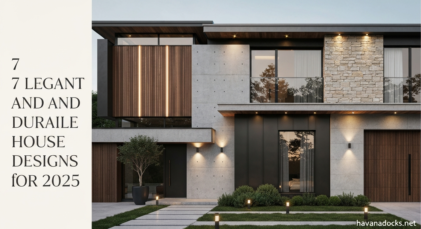 7 Elegant and Durable House Facade Designs for 2025