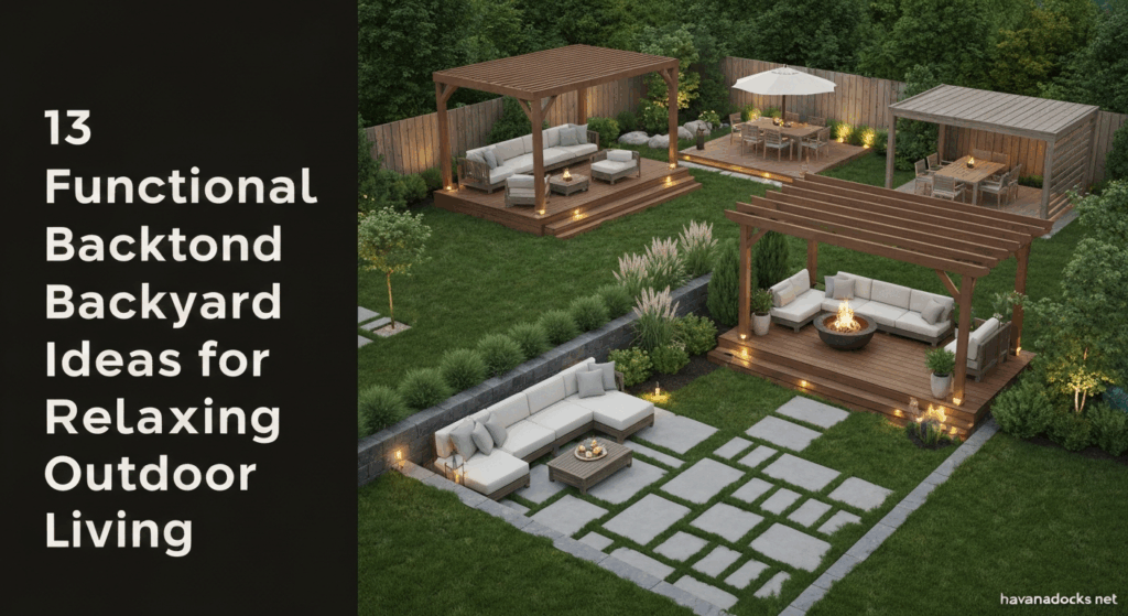 13 Functional Backyard Ideas for Relaxing Outdoor Living