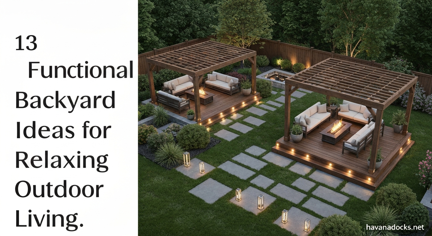 13 Functional Backyard Ideas for Relaxing Outdoor Living