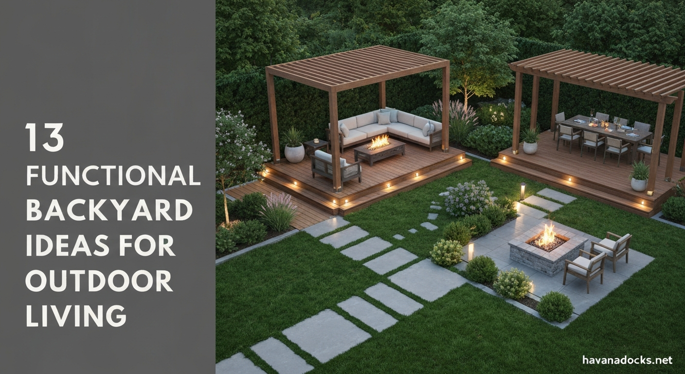 13 Functional Backyard Ideas for Relaxing Outdoor Living