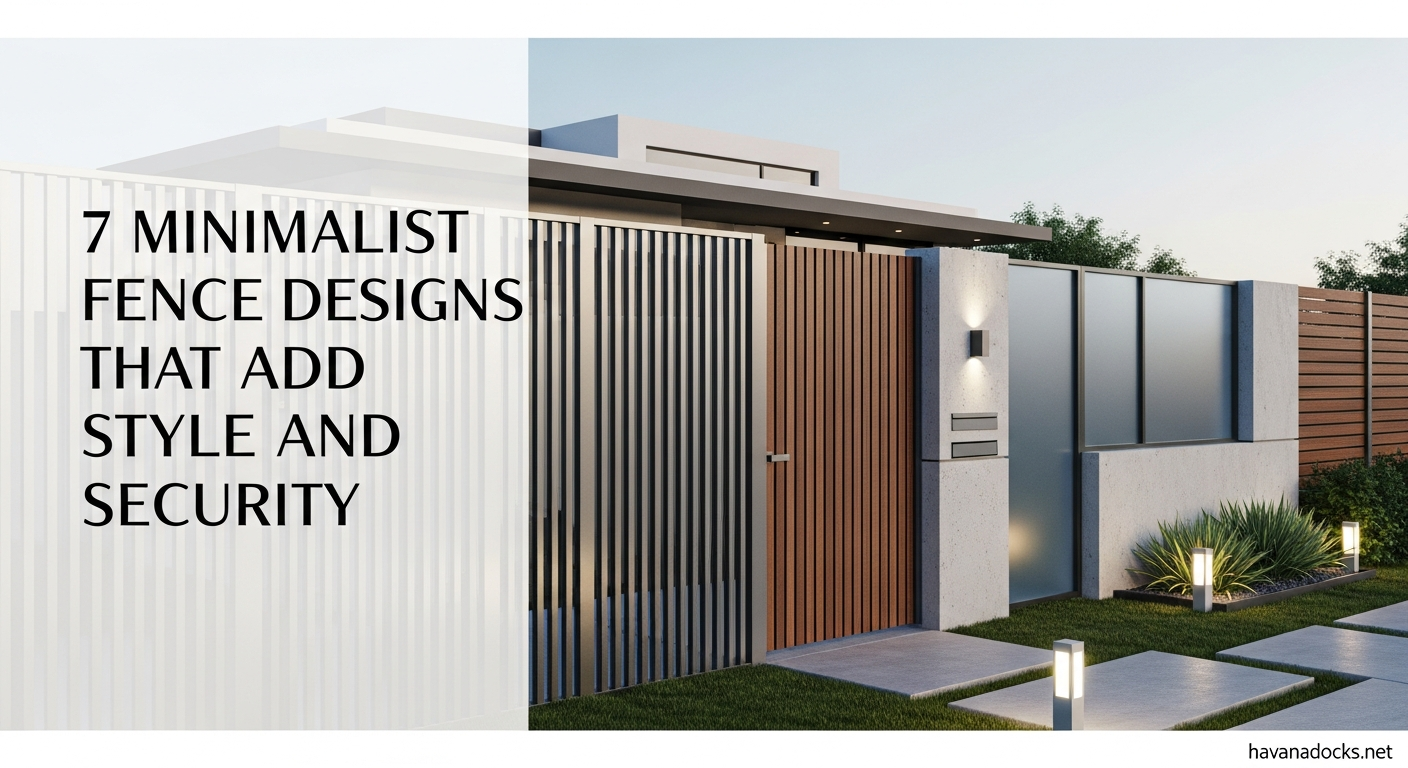 7 Minimalist Fence Designs That Add Style and Security 9 7 Minimalist Fence Designs That Add Style and Security