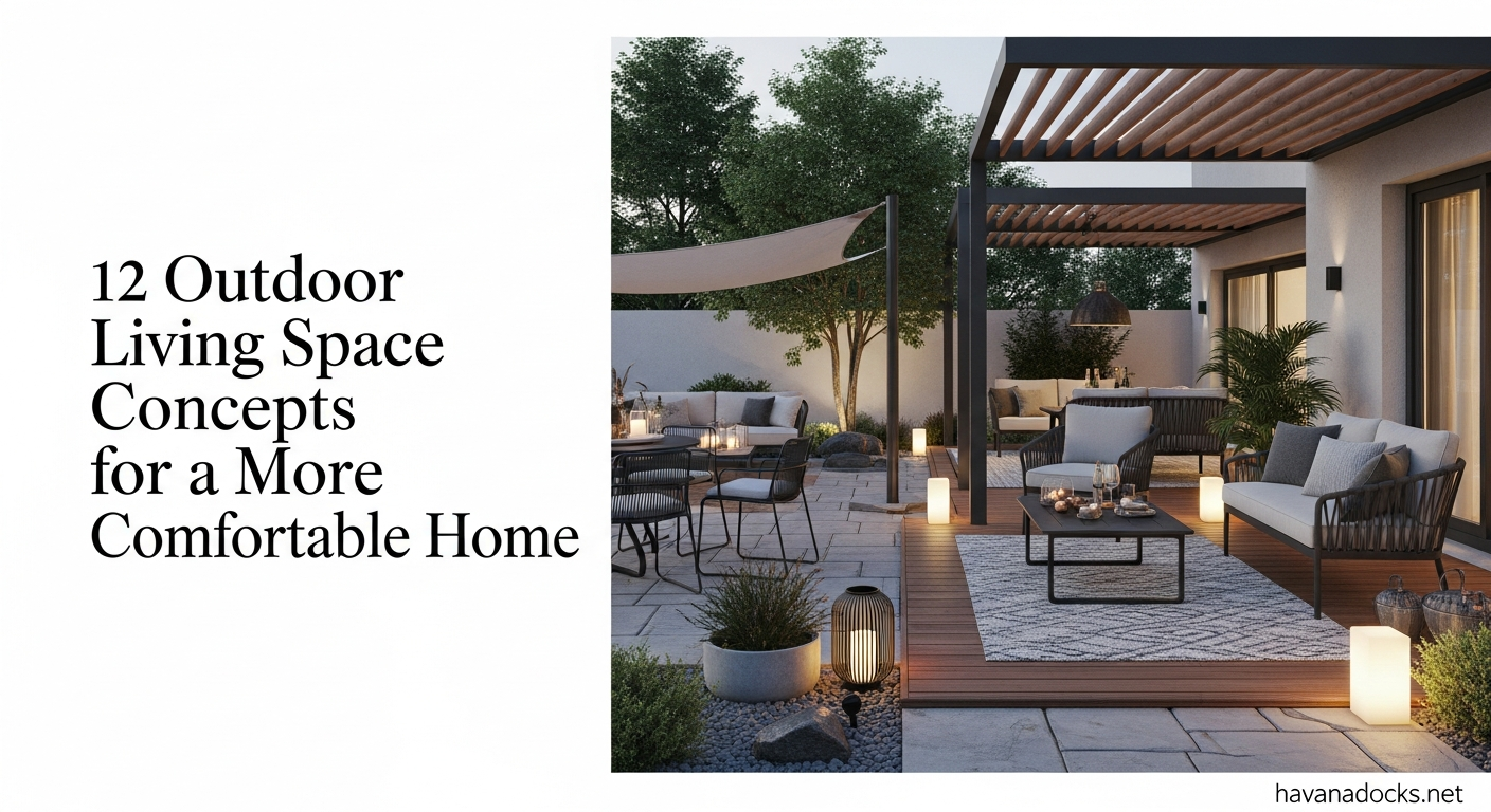 12 Outdoor Living Space Concepts for a More Comfortable Home 10 12 Outdoor Living Space Concepts for a More Comfortable Home