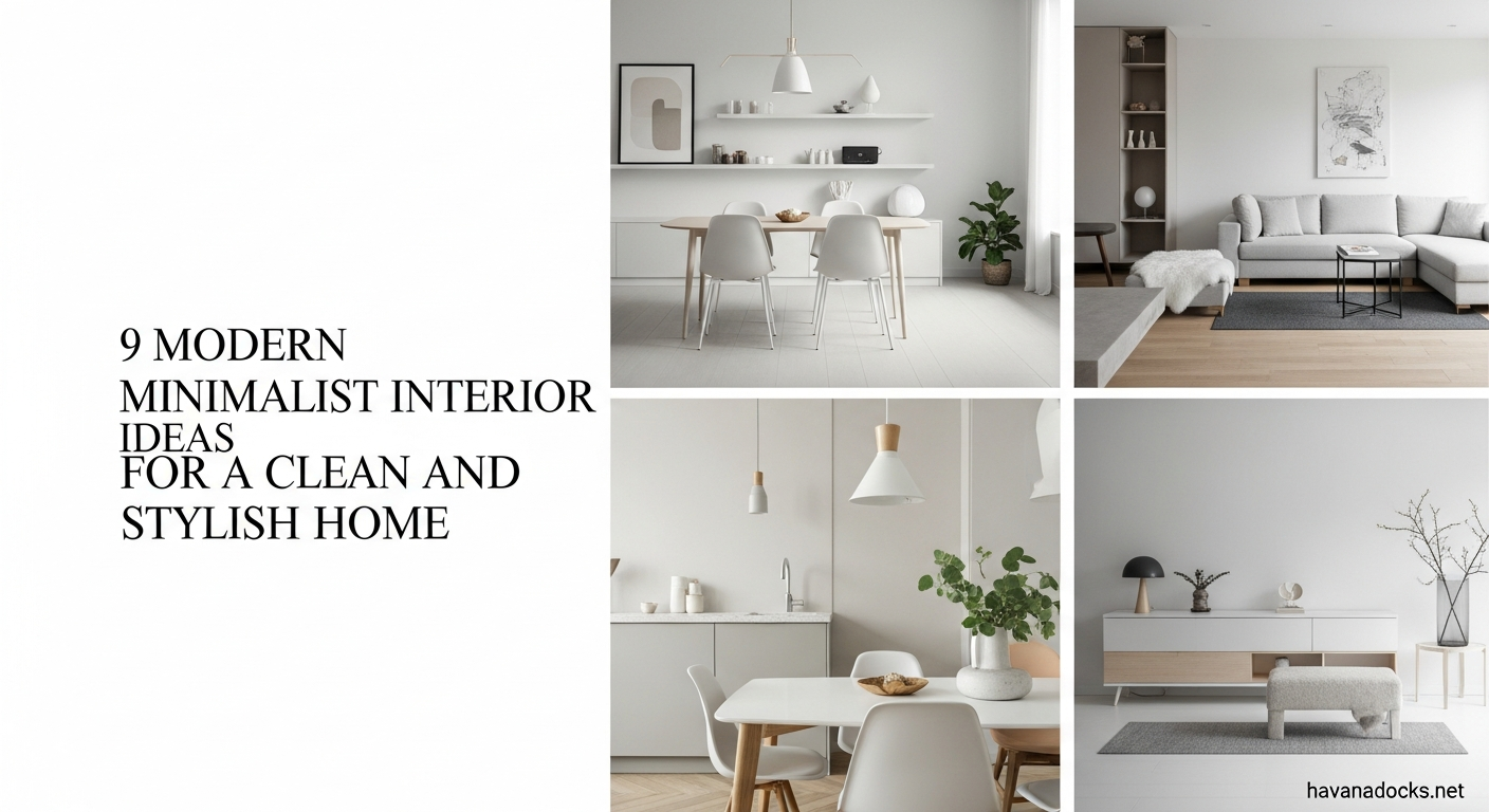9 Modern Minimalist Interior Ideas for a Clean and Stylish Home