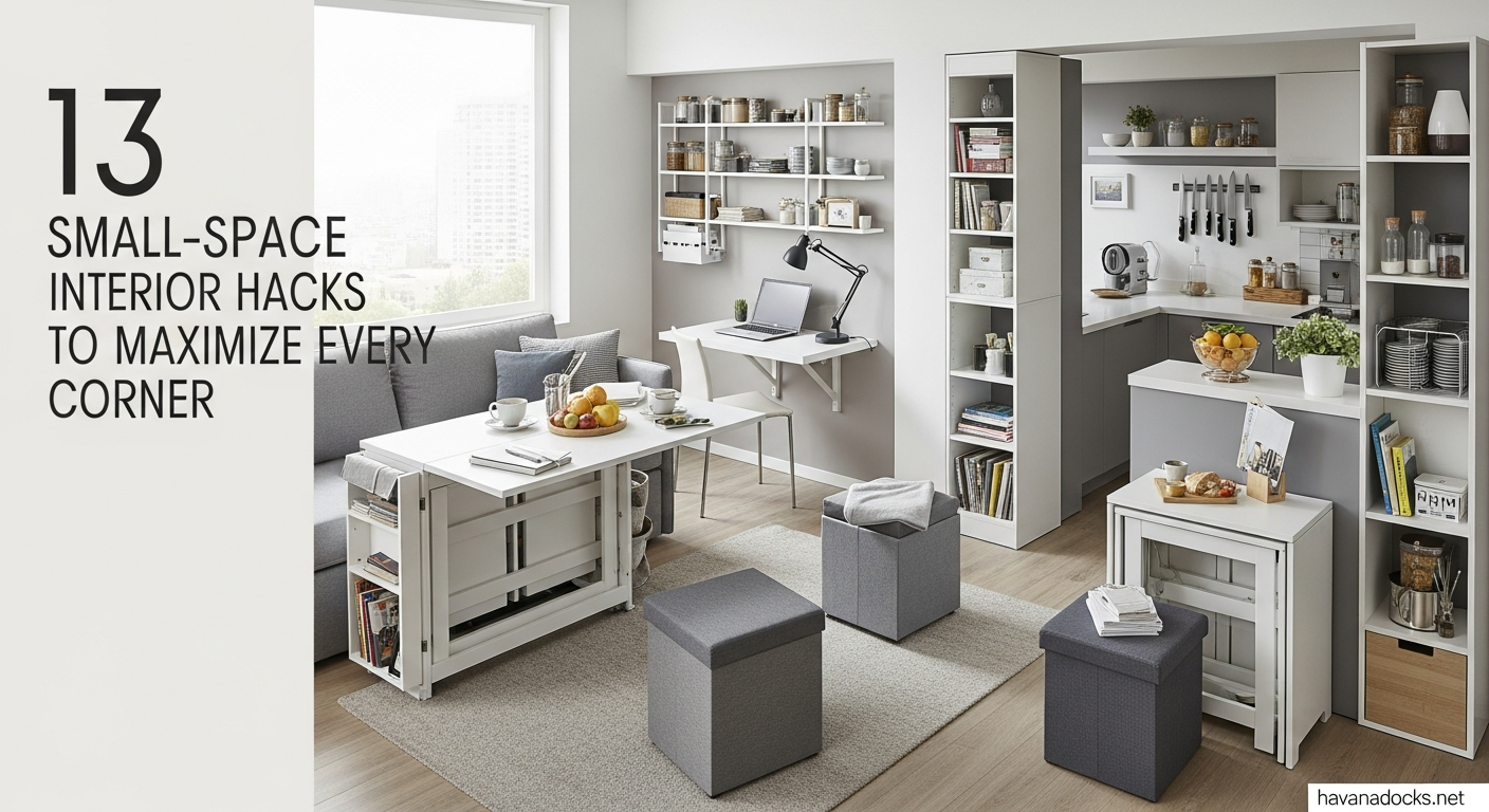 13 Small-Space Interior Hacks to Maximize Every Corner
