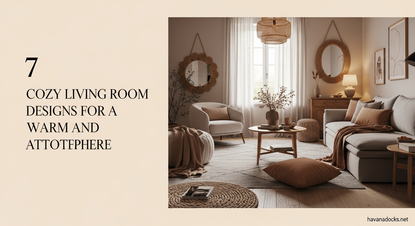 7 Cozy Living Room Designs for a Warm and Inviting Atmosphere