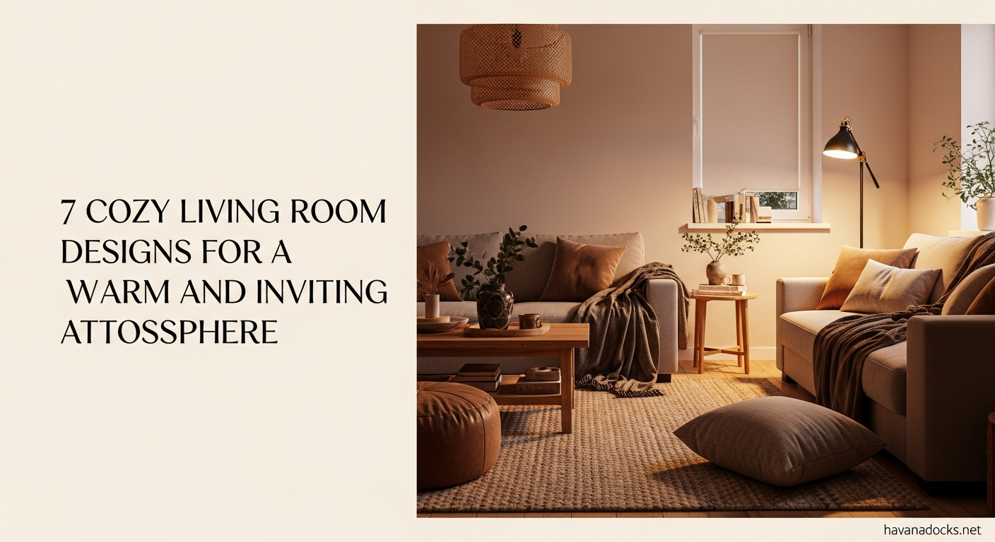 7 Cozy Living Room Designs for a Warm and Inviting Atmosphere