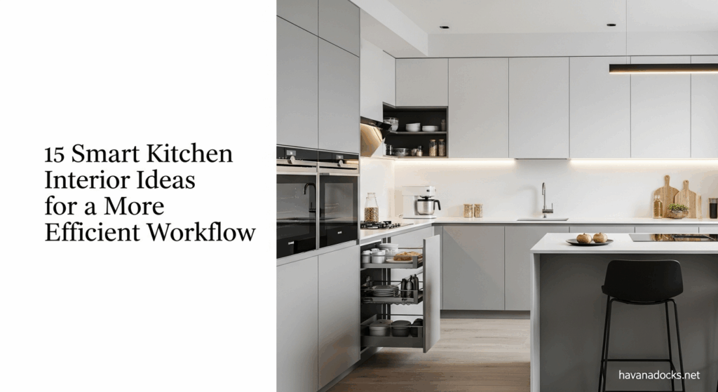 15 Smart Kitchen Interior Ideas for a More Efficient Workflow