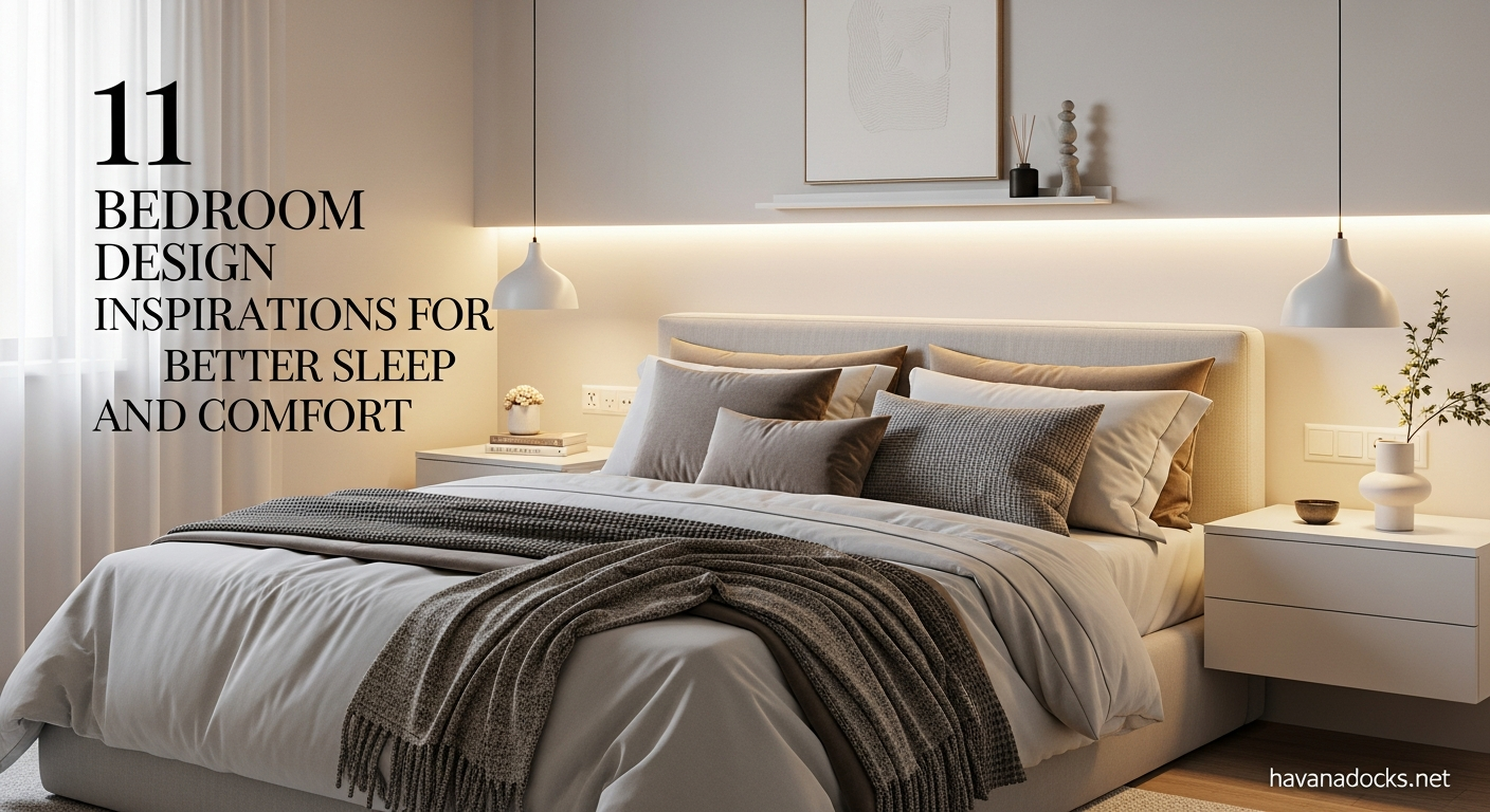 11 Bedroom Design Inspirations for Better Sleep and Comfort