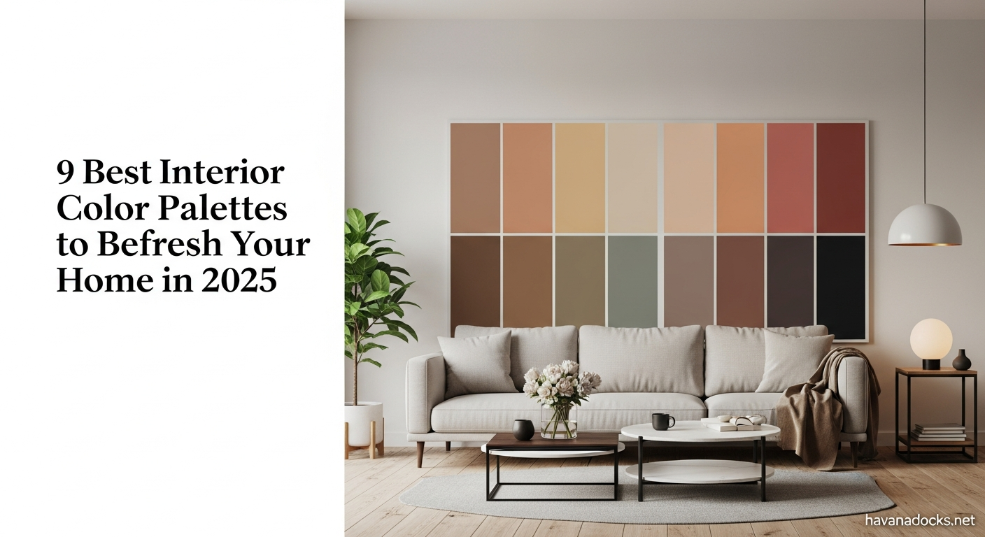 9 Best Interior Color Palettes to Refresh Your Home in 2025