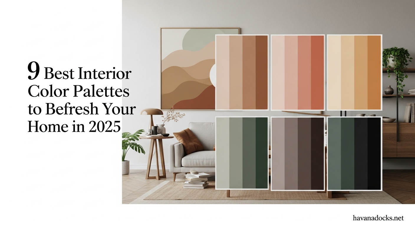 9 Best Interior Color Palettes to Refresh Your Home in 2025