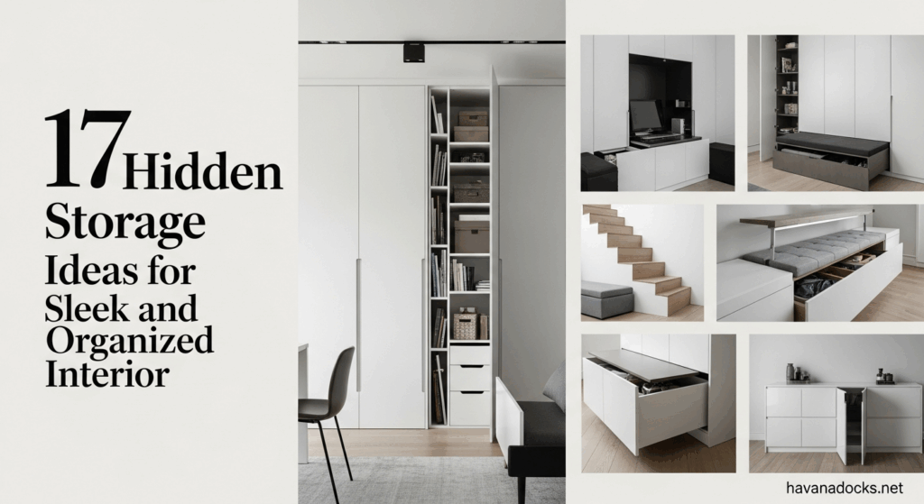 17 Hidden Storage Ideas for a Sleek and Organized Interior