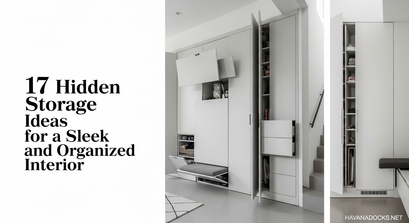 17 Hidden Storage Ideas for a Sleek and Organized Interior
