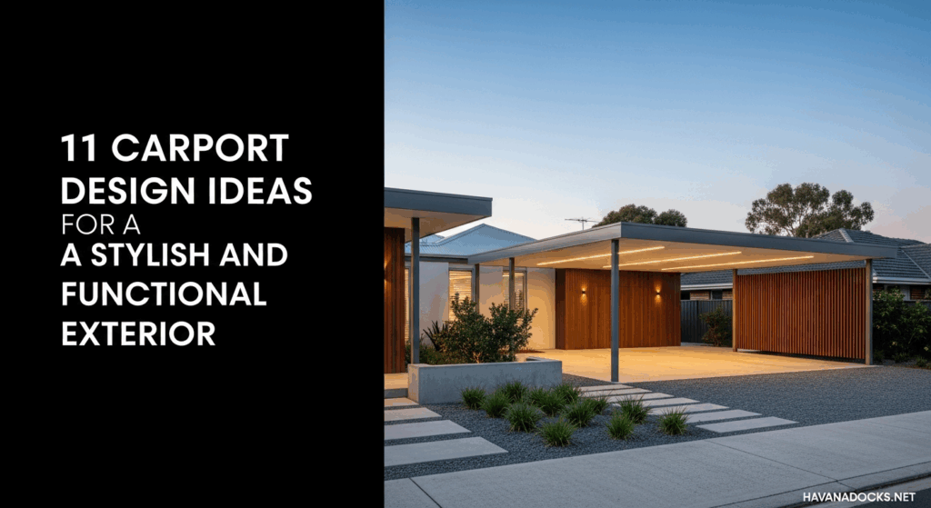 11 Carport Design Ideas for a Stylish and Functional Exterior