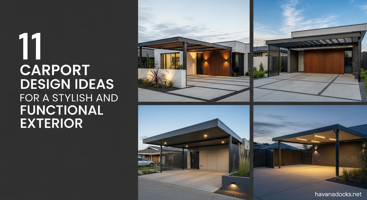 11 Carport Design Ideas for a Stylish and Functional Exterior