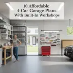 Affordable 4-Car Garage Plans