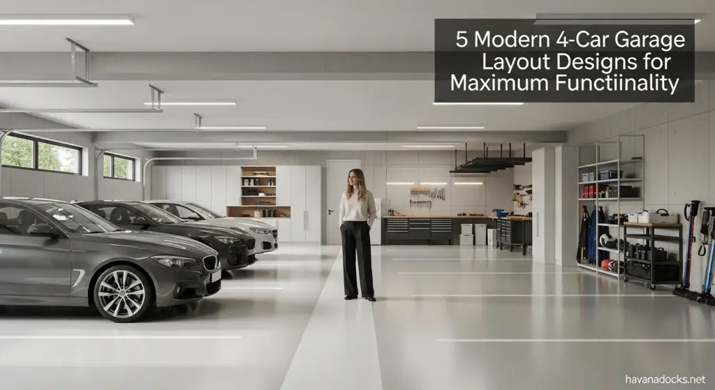 Modern 4-Car Garage Layout Designs