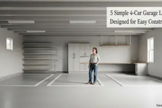 Garage Layouts Designed for Easy Construction