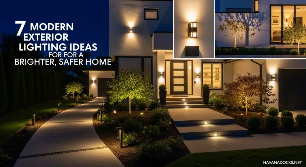 7 Modern Exterior Lighting Ideas for a Brighter, Safer Home