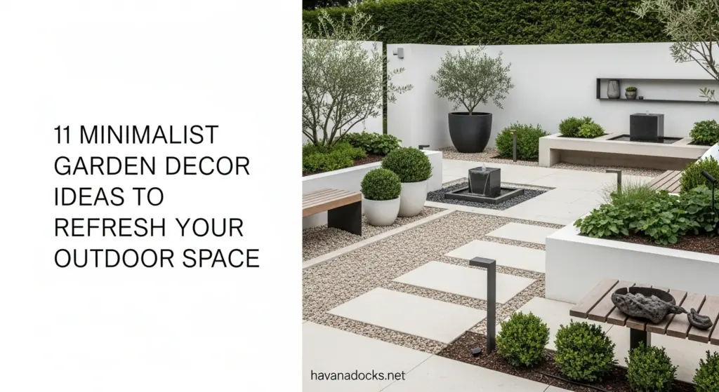 11 Minimalist Garden Decor Ideas to Refresh Your Outdoor Space