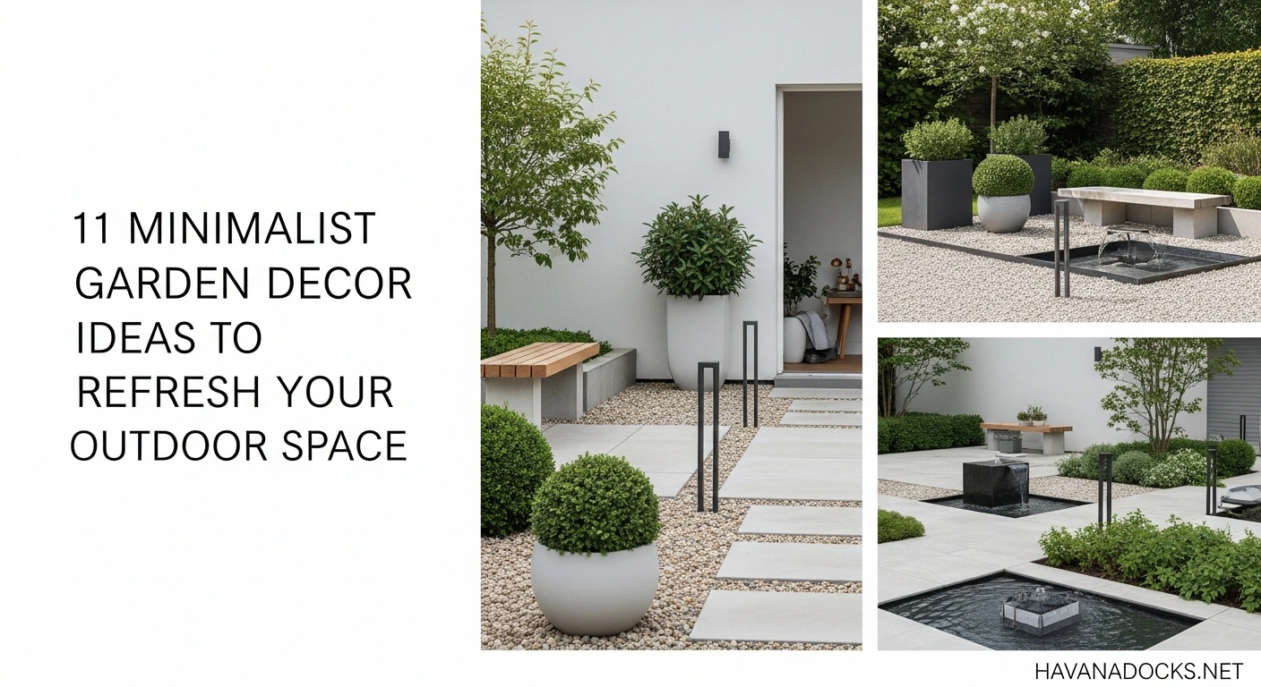 11 Minimalist Garden Decor Ideas to Refresh Your Outdoor Space