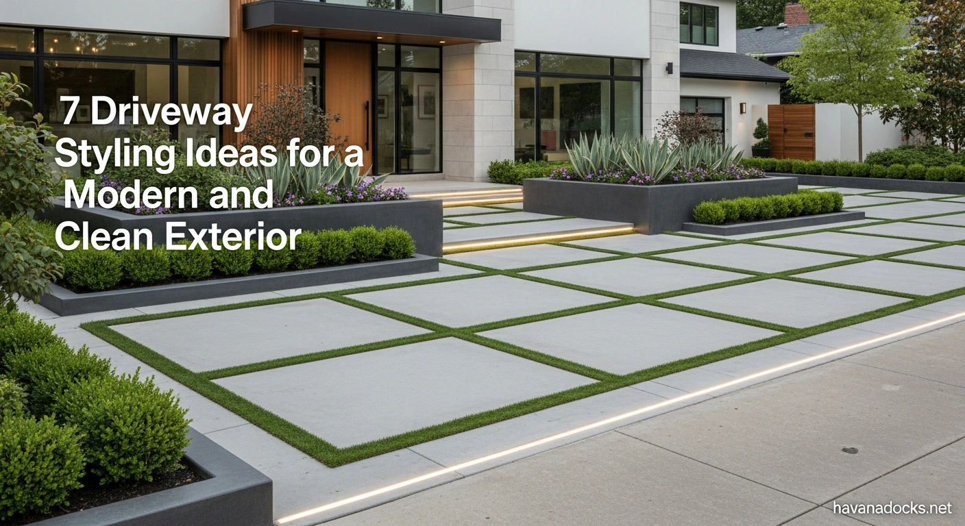 7 Driveway Styling Ideas for a Modern and Clean Exterior 10 7 Driveway Styling Ideas for a Modern and Clean Exterior